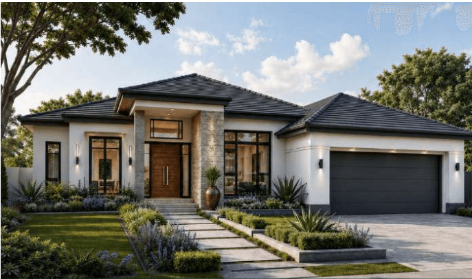 Contemporary Premium Villa Bletchingley Gateway home concept visual