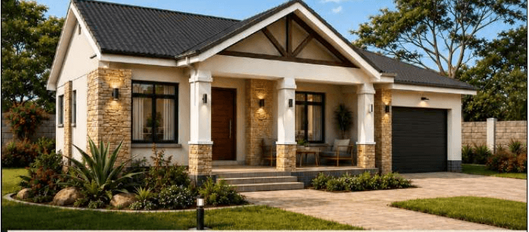 Modern Gable Family Home Bletchingley Gateway home concept visual