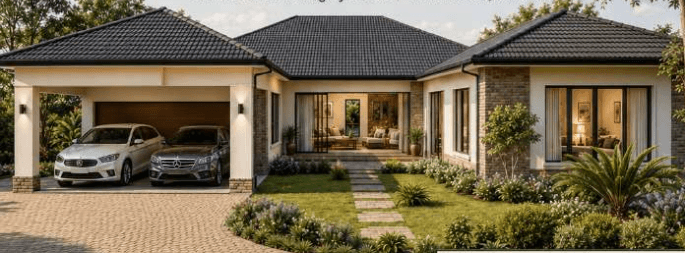 Courtyard Family Villa Bletchingley Gateway home concept visual