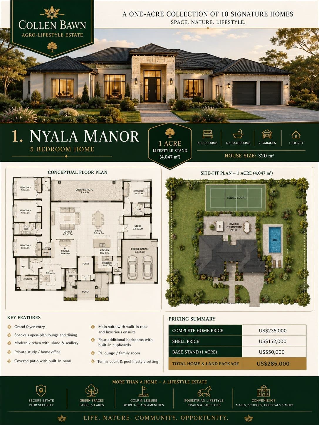 Colleen Bawn signature home concept visual.