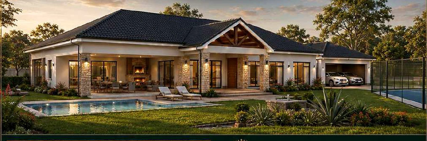 Garden Court Villa architectural concept visual