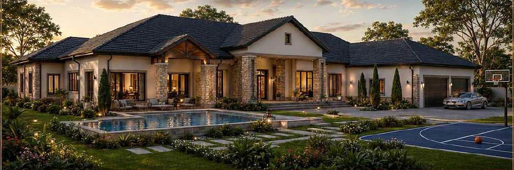 Signature Corner Manor architectural concept visual