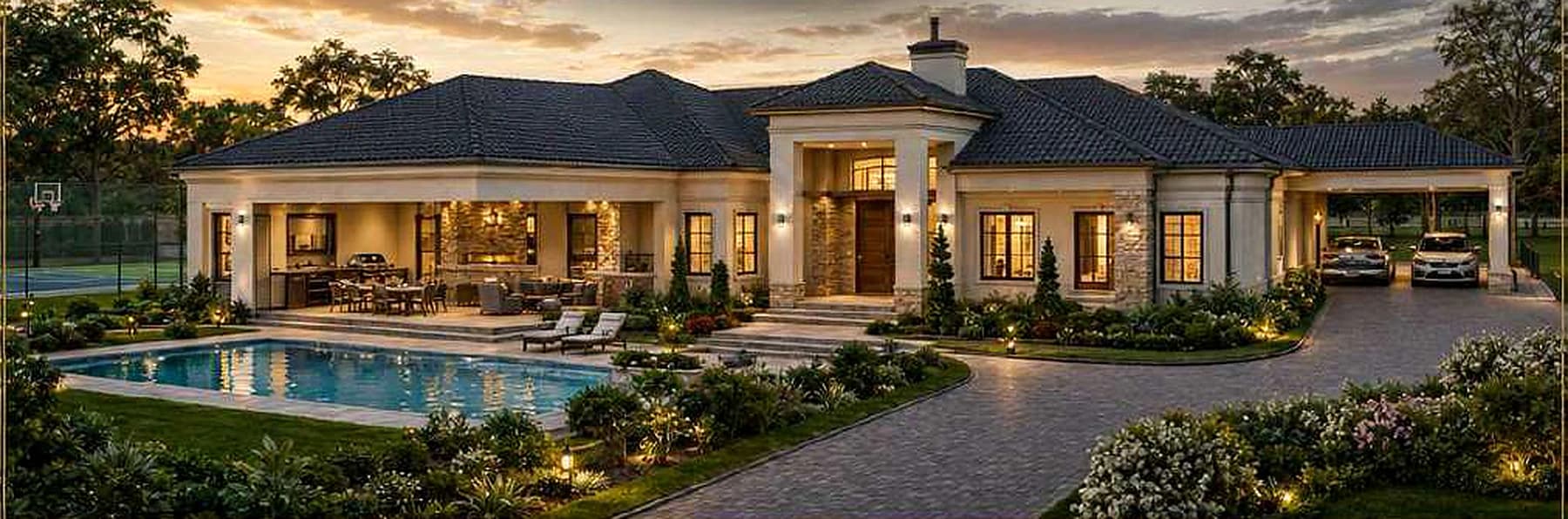 Practical Family Manor architectural concept visual