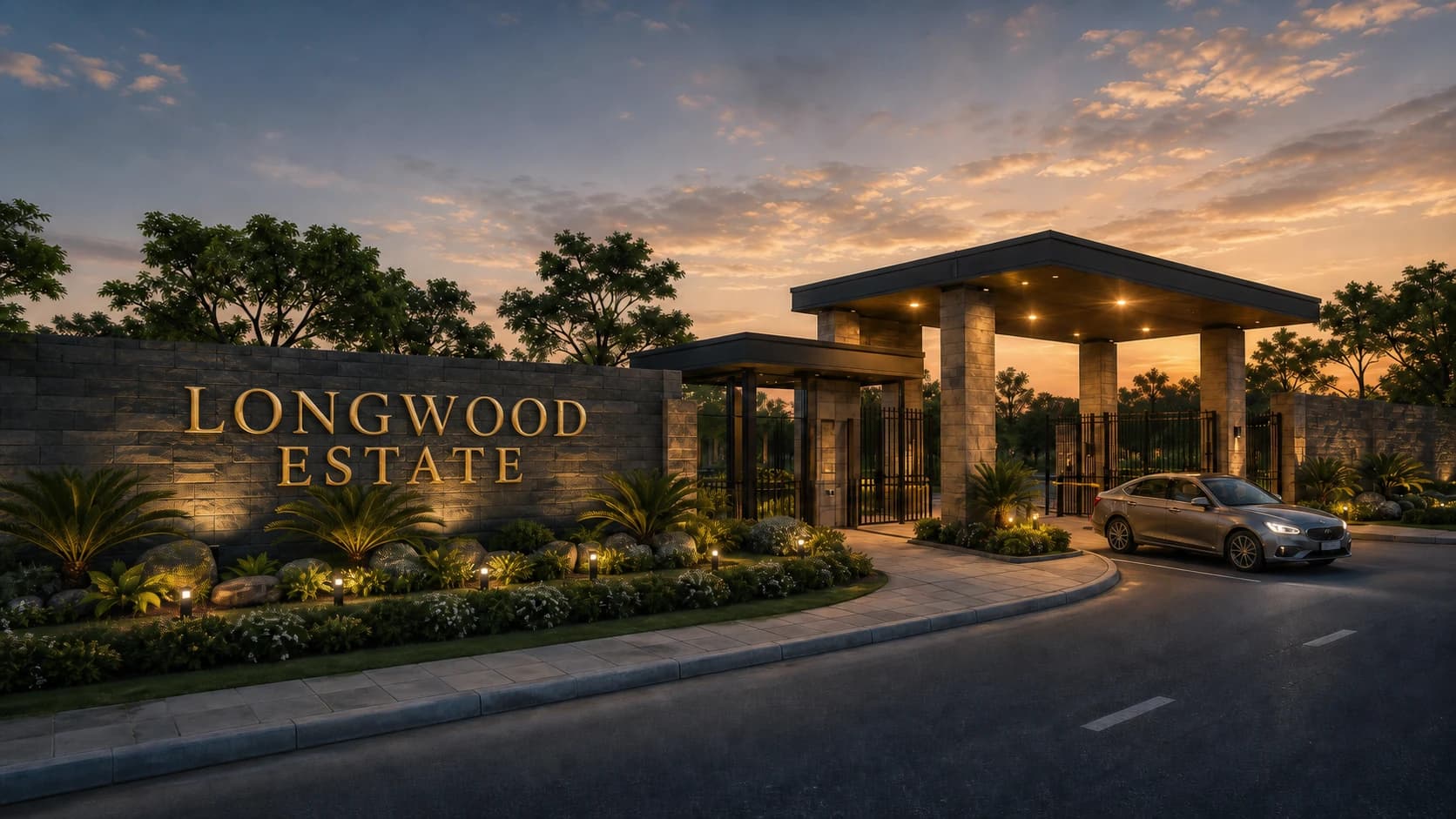 Longwood Estate entrance concept.