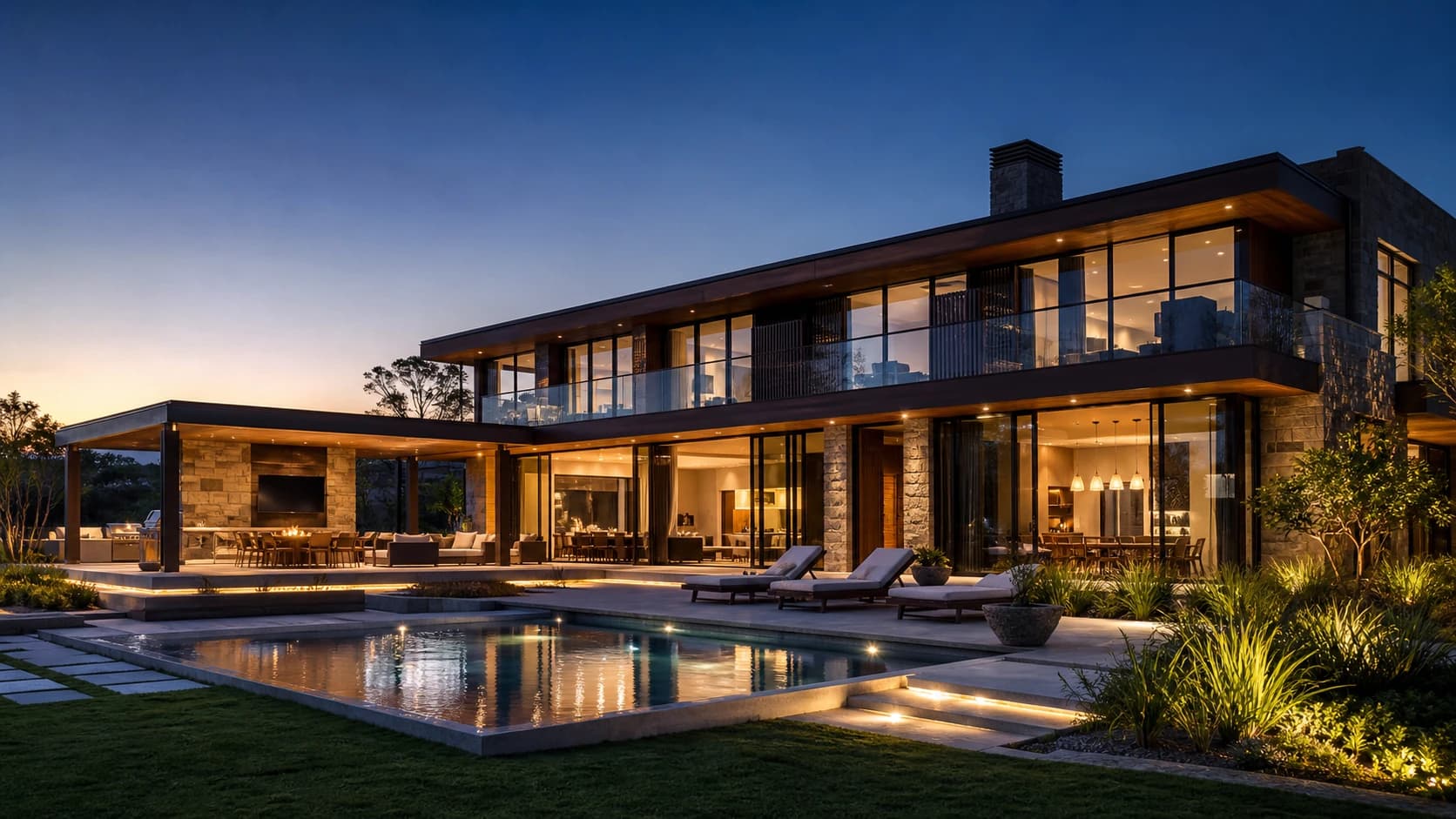Longwood Estate luxury villa concept visual.