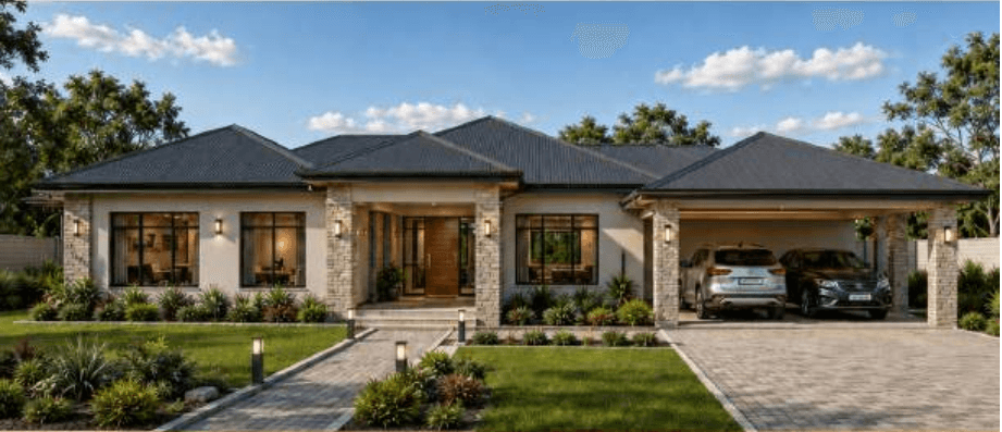 Contemporary Premium Villa Mshagashe Gateway home concept visual