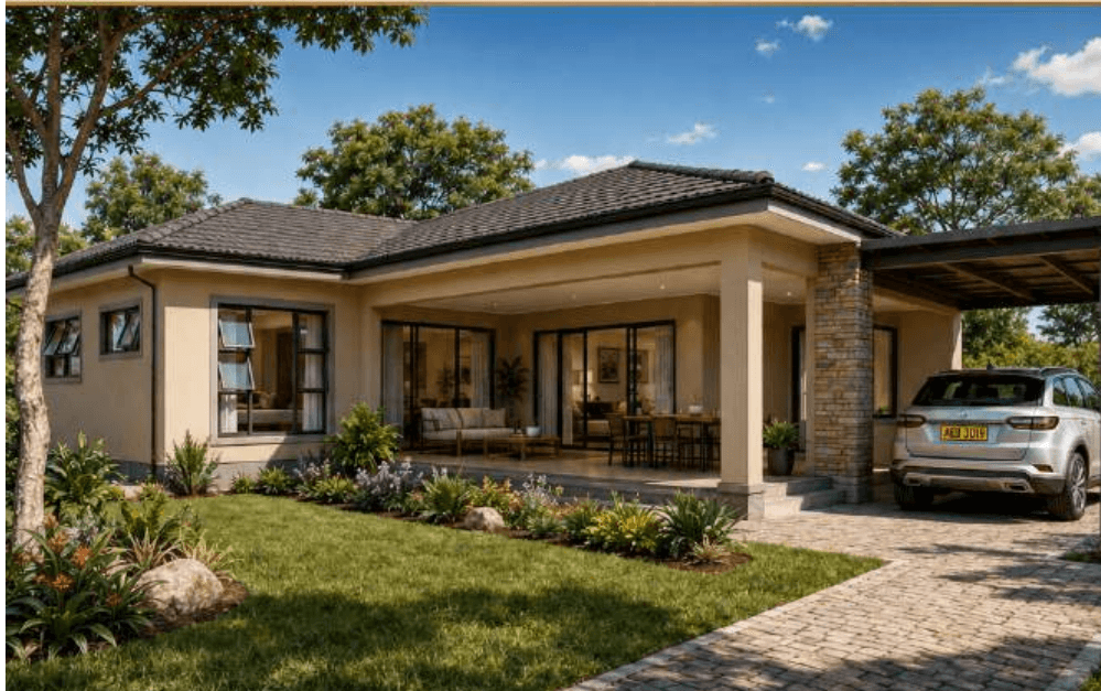 Modern Gable Family Home Mshagashe Gateway home concept visual