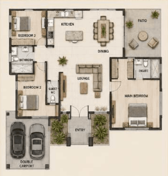 Veranda Family Residence source concept floor plan